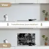 Palm - Jungle - Tropical keuken achterwand spatscherm klein -voor_na_NL