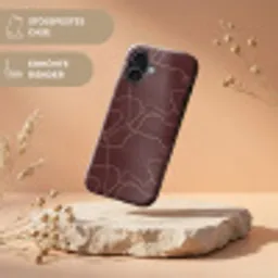 Abstract - Modern - Bruin Toughcase MagSafe Apple iPhone 17 klein 1017 -USP_RandenV_DE