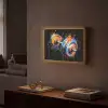 Graffiti - Sport - Fitness - Dumbbell - Gym Light Box met batterij (Wandlamp) middel -sfeer1