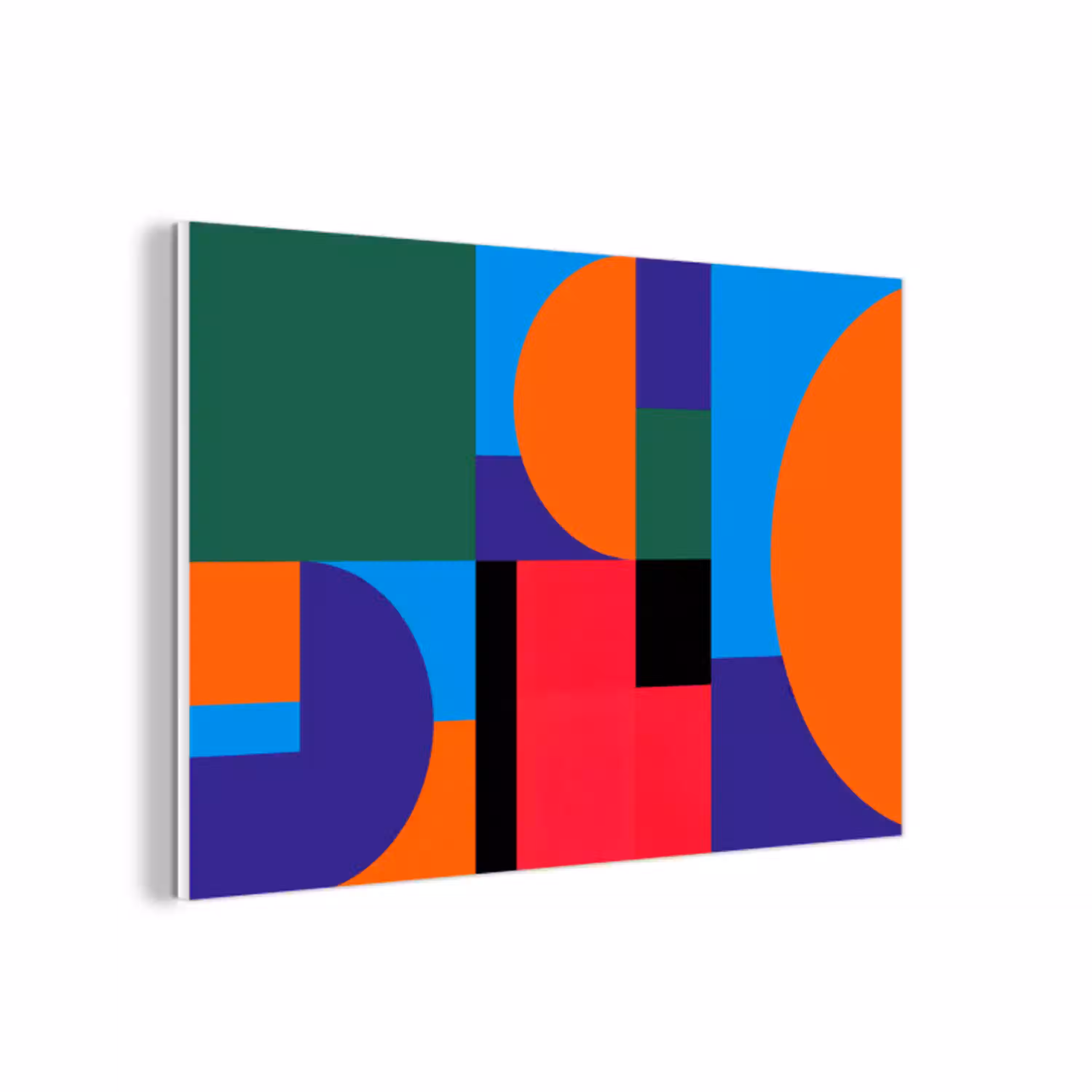 Geometrisch - Abstract - Vormen - Kleurrijk - Modern forex 5mm xxl -3d