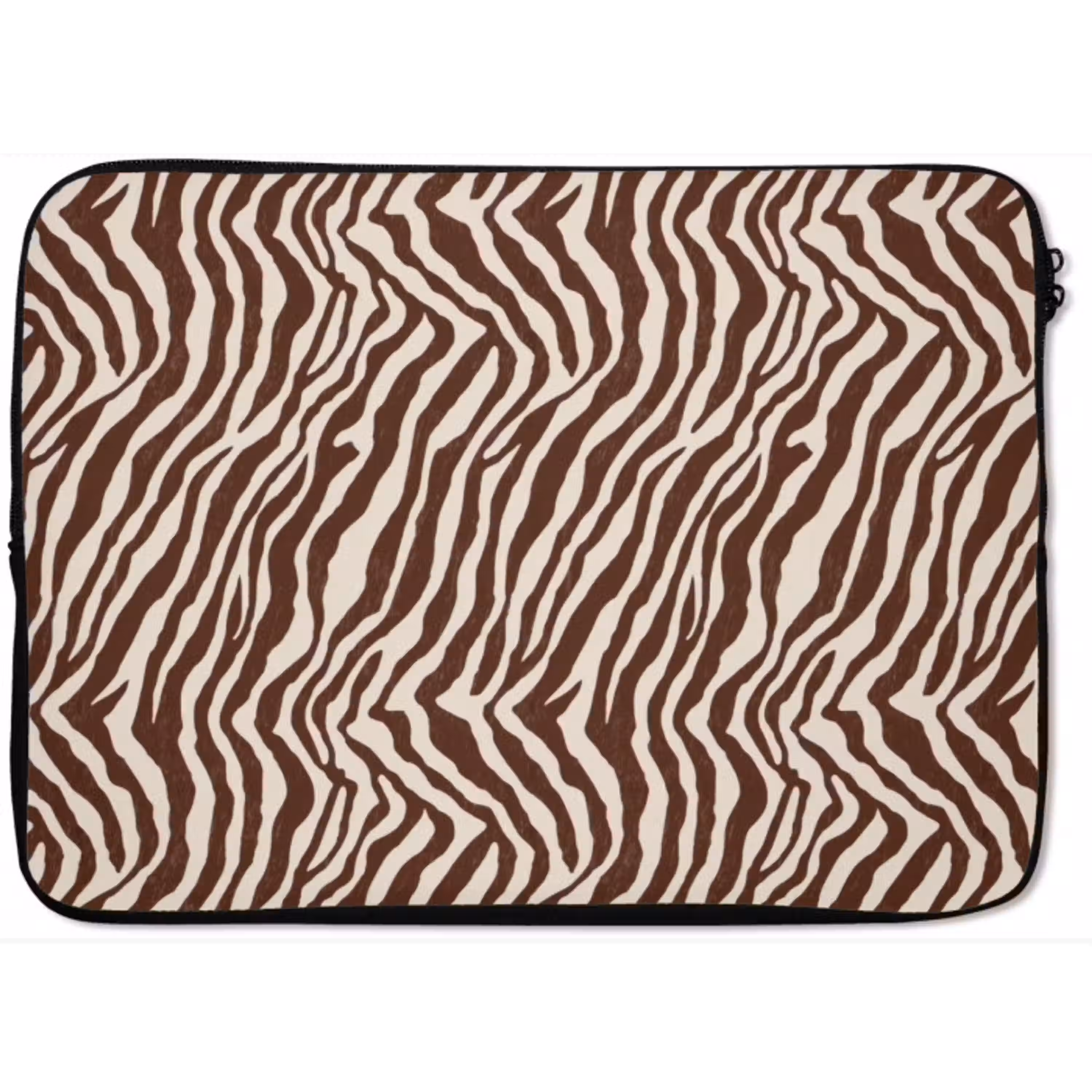 Zebra - Patroon - Zwart - Wit laptophoes neopreen klein 279 -zkaufland3dotto