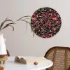 Spat - Abstract - Waterverf - Zacht Wandcirkel kunststof plaat 5mm dik klein 188 -sfeer4