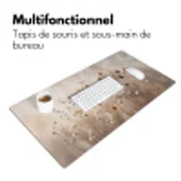 Wilde bloemen - Botanisch - Vintage - Natuur - Rustiek Muismat XXL klein -zsfeer4_frans