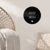 Spreuken - Hakuna matata - Quotes Wandcirkel behangsticker klein -sfeer4