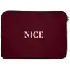 Nice - Bordeaux - Roze laptophoes neopreen klein -zkaufland3dotto