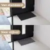 Plaid - Patroon - Ruit - Blauw Deurmat klein 898 -voor-na_NL