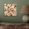 Kastanje Champignons - Beige aluminium wit klein -sfeer2