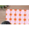 Zon - Motief - Roze muismat rubber klein 262 -closeup