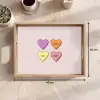 Hartjes - Pastel - Liefde - Moeder Dienblad Rechthoek middel -USP_Formaat