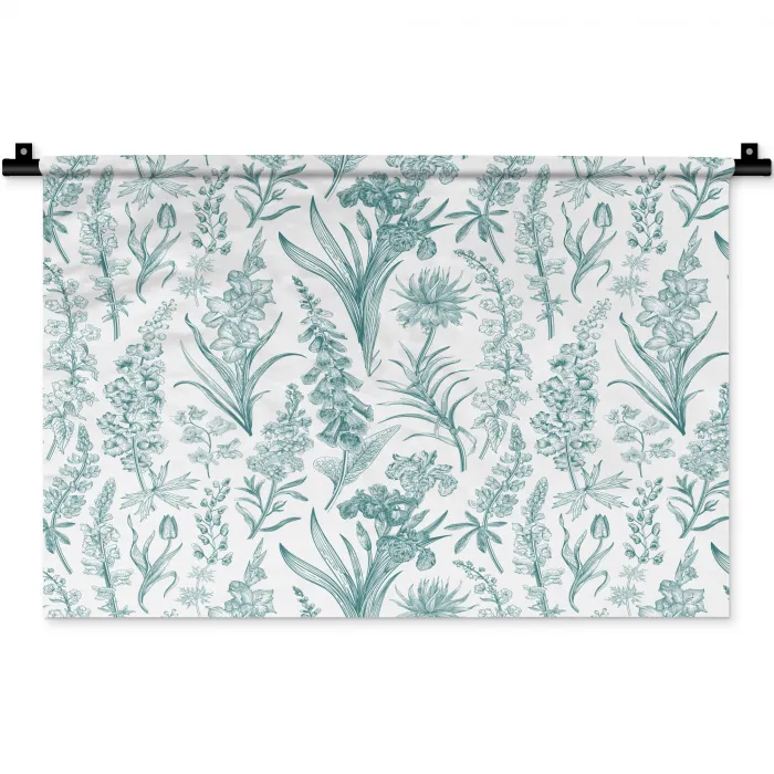 Lovely - Garden - Emerald Wandkleed katoen klein 269 -zz3d
