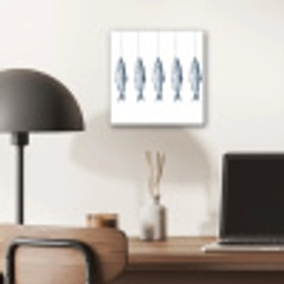 Vissen - Illustratie - Delfts - Blauw aluminium wit klein -sfeer5