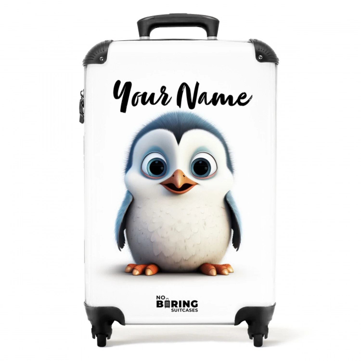 Pippin pinguïn NBS - Handbagage koffer - Kinderen Unisex middel -productfoto_recht