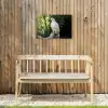 Arend - Hout - Wit - Planten Tuinposter op houten frame 2 cm dik klein -sfeer4