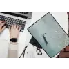 Bloesems - Minimalistisch - Wateroppervlak - Boot laptophoes neopreen klein -bureau