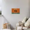 Donut - Spikkels - Kleurrijk - Quote Tuinposter op houten frame 2 cm dik klein -sfeer1