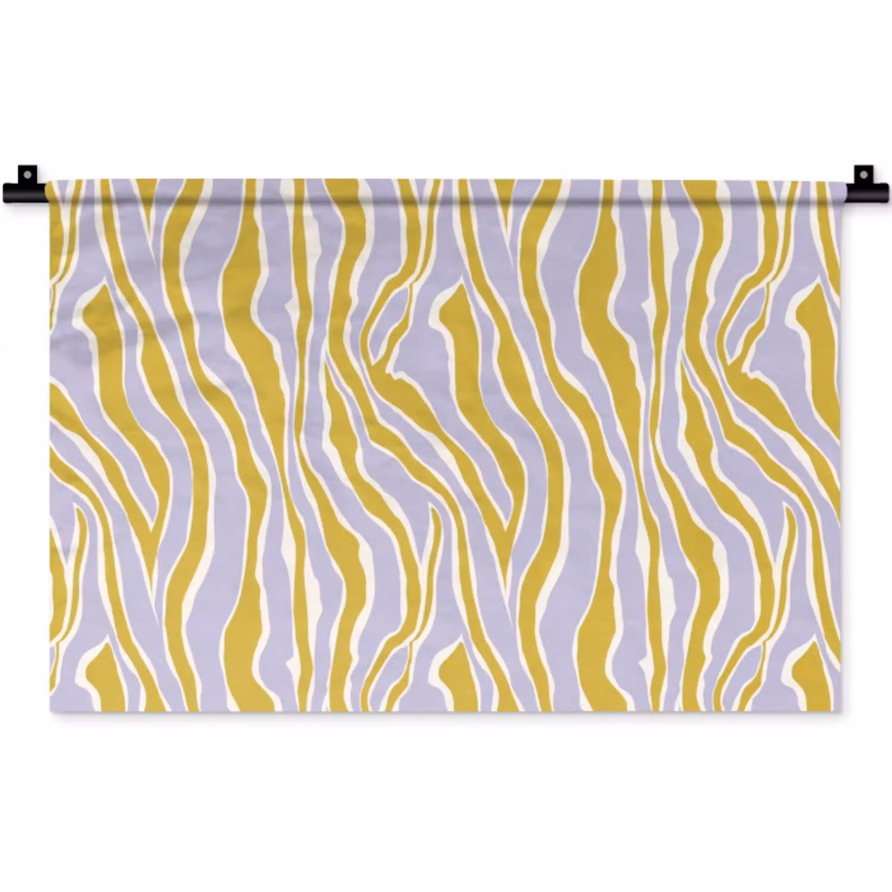 Zebra - Modern - Meerkleurig Wandkleed katoen klein 269 -zz3d