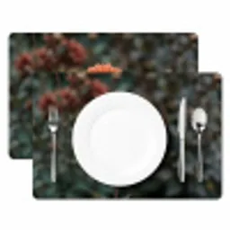 Dahlia - Bloem - Natuur - Sfeervol Placemat vinyl groot -zzsfeer2_Kitchenyeah-website