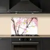 Kersenbloesem - Roze - Bloemen - Sakura - Natuur keuken achterwand spatscherm klein -sfeer1