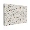 Terrazzo -  Patroon - Staal Tuinposter op houten frame 2 cm dik klein 845 -3d