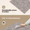 Licht - Grijs - Textuur Inductie beschemer met haakjes klein 777 -ky-schoon-nl