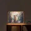 Uil - Bos - Bloemen - Vlinders Light Box met batterij (Wandlamp kind) middel -sfeer1_kind