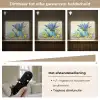 Gieter - Lavendel - Bloesems Light Box met batterij (Wandlamp) middel -USP_dimbaarNL