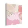 Roze - Kunst - Abstract - Modern aluminium wit klein -3d