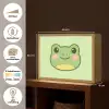 Kikker - Groen - Vriendelijkheid Light Box met batterij (Wandlamp kind) middel -USP_websiteoverzichtNL