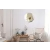 Mok - Latte - Minimalistisch - Schaduw Wandcirkel aluminium klein -woonkamer