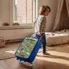 Patroon - Dino - Pterosaurussen Kinderkoffer - Blauw klein -sfeer1