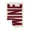 Wine - Red - Decoratie - Japandi Muursticker klein -3d