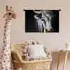 Stier - Hoorns - Snuit - Goud Wandkleed katoen klein -wsfeer5_kind