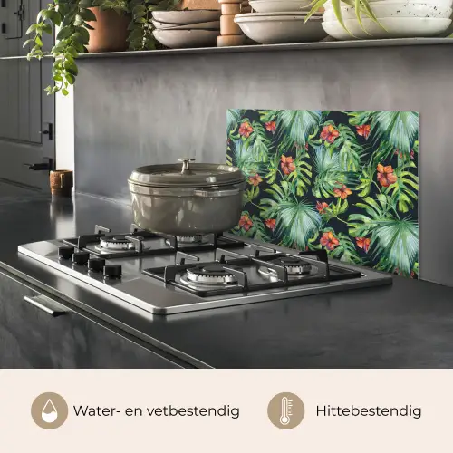 Monstera - Jungle - Bladeren keuken achterwand spatscherm klein -usp_NL