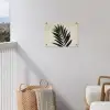 Palmblad - Donkere bladen - Subtiel tuinposter los doek klein -sfeer8