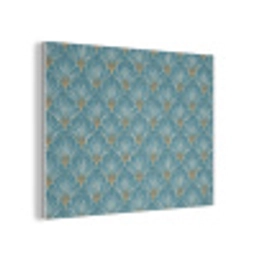 Symmetrisch - Patroon - Blauw PET vilt klein 837 -3d