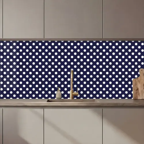 Oceaan - Stippen - Blauw - Wit keuken achterwand 2 middel 871 zz_3dshopping