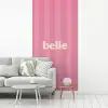 Roze - Gestreept - Belle fotobehang vinyl groot -woonkamer