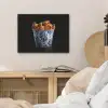 Kip - Bucket - Delfts blauw - Lekker PET vilt klein -sfeer3