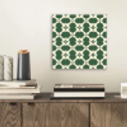 Tegel - Klassiek - Groen aluminium wit klein 46 -sfeer1