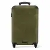Lederen look khaki groen NBS - Handbagage koffer - Kinderen Unisex middel -productfoto_recht