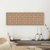 Bloemen - Retro - Patroon - Kleurrijk canvas 2cm klein 828 -sfeer6