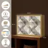 Geometrisch - Motief - Aardetinten Light Box met batterij (Wandlamp) middel 907 -USP_websiteoverzichtNL