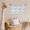 Geometrie - Zwart - Wit Wandkleed katoen klein 269 -wsfeer5_kind