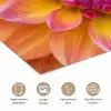 Dahlia - Bloem - Oranje poster papier klein -closeup_NL