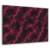 Rood - Onweer - Bliksem - Wolken Textielframe - compleet frame klein 947 -3d