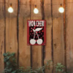 Kersen - Illustratie - Rood tuinposter los doek klein -sfeer1