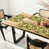Citroen - Groen - Bloesem Placemat vinyl groot 368 -zzsfeer4_Kitchenyeah-website