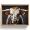 Stier - Kleurrijk - Hoorns Dienblad Rechthoek middel -z3d_shopping