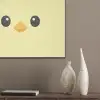 Kuiken - Vrolijk - Geel - Minimalistisch PET vilt klein -sfeer6_closeup