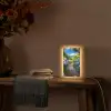 Hortsensia - Pad - Bloemen Light Box met kabel (Tafellamp) klein -sfeer4